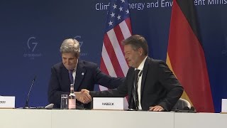 Germany and US push climate agenda at G7 [upl. by Schumer310]