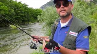 PESCA a SPINNING sul FIUME SARCA armiamo le canne Seika e Tubertini e lanciamo le esche da TROTE [upl. by Ambrogio655]