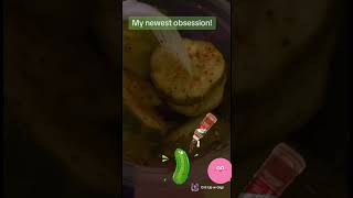 ‼️Obsessed Pickles wTajin omg Tajin trending cooking food youtube fyp viralshort yt [upl. by Oj]