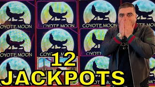 12 HANDPAY JACKPOTS On High Limit Slots  Las Vegas 2023 [upl. by Kulsrud]