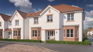 Miller Homes  Ferrygate Meadow North Berwick East Lothian CGI Development Tour [upl. by Ytirev367]