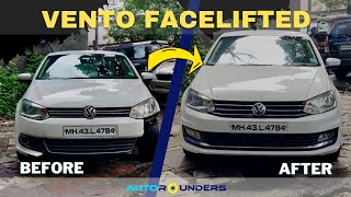 Facelifting an Old Model of Volkswagen Vento  AutoRounders [upl. by Wenger]