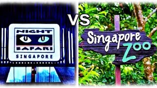 Night Safari or Singapore Zoo Which is more enjoyable [upl. by Aigneis]