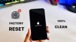 How to reset any iPhone  Factory Reset any iPhone 🔥 [upl. by Ecnarual]