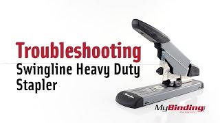 Troubleshooting the Swingline Heavy Duty Stapler [upl. by Recnal508]