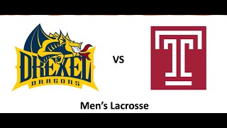 Drexel Lacrosse vs Temple University Nov 12 2023 [upl. by Annalee]