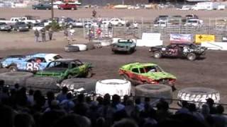 2010 Siskiyou Golden Fair Destruction Derby Part 1 [upl. by Sioled]