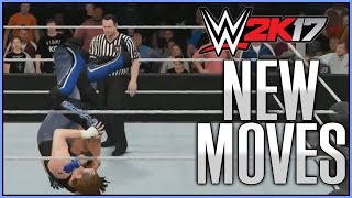 WWE 2K17 NEW MOVES DLC FOR EVERY SUPERSTAR [upl. by Any]