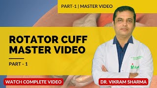 Rotator Cuff Tear Master Video  Part 1  Detailed Explanation by Dr Vikram Sharma  Watch Now [upl. by Parris]