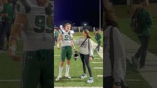 🏆Prosper High School Eli Heintz post game interview after win against Plano West🏆 shorts [upl. by Willock549]