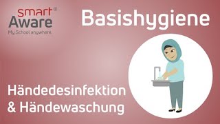 Basishygiene Händedesinfektion und Händewaschen  Pflichtunterweisungen Pflege  smartAware [upl. by Ocirderf]