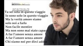 Lorenzo Fragola  Infinite Volte Testo [upl. by Kathlene79]