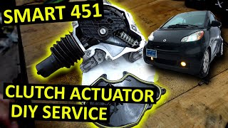 Smart 451 Clutch Actuator DIY Service [upl. by Claire]