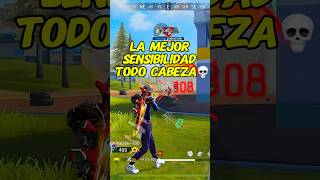 ¡La MEJOR SENSIBILIDAD para dar TODO ROJO Free Fire 2024 [upl. by Trebmal826]