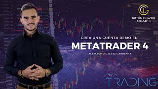 Como crear una cuenta Demo de Metatrader 4 para practicar tu operativa EASYMARKET [upl. by Inaliak]