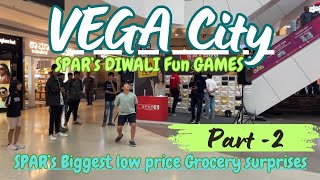 VEGA City mall  SPAR’s Diwali fun games  Biggest low price groceries sale  Home  Shopping [upl. by Nogam787]