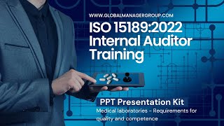 ISO 151892022 Internal Auditor Training  PPT Presentation Kit [upl. by Claudianus587]