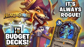 Budget Hearthstone Decks in Standard Rogue Did It AGAIN [upl. by Ludewig]