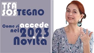 Come si accede al TFA sostegno 2023 le novità [upl. by Nivanod]