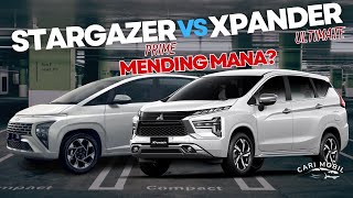 Hyundai Stargazer Prime VS Mitsubishi Xpander Ultimate  Perbandingan Lengkap  Manakah yang terbaik [upl. by Noryv]