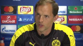 Pressekonferenz Piszczek und Tuchel vor dem ChampionsLeagueSpiel  Legia Warschau  BVB [upl. by Akiaki]