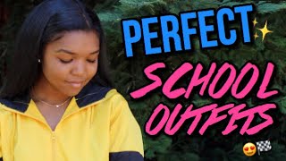 BACK TO SCHOOL LOOKBOOK EASY amp CUTE OUTFIT IDEAS WHAT TO WEAR TO HIGH SCHOOL │ California Crystal [upl. by Tremain426]