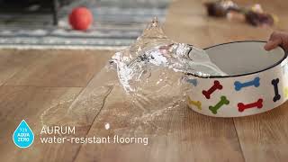 KRONOPOL Aurum flooring water resistance AQUA ZEROEN [upl. by Kathe]