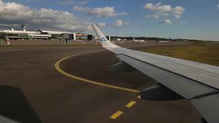 Take off from Göteborg Landvetter Airport GOT Sweden  KLM Embraer 190  May 2019 [upl. by Etnecniv]