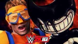 Demon Bendy vs Captain Fanta  WWE 2K18  S9E22 [upl. by Ibbie]