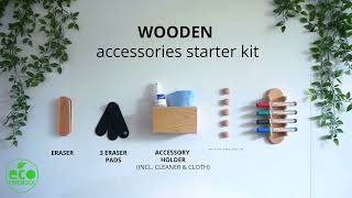 Legamaster 17pc Wooden Accessory Starter Kit [upl. by Dumond]