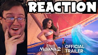 Gors quotMoana 2 Official Trailerquot REACTION THAT ANIMATION [upl. by Atenek]