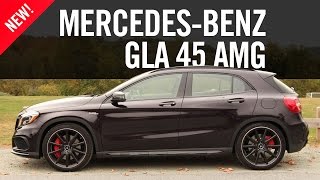 Mercedes GLA 45 AMG Interior Exterior  381 HP TEST DRIVE and Sport SOUND [upl. by Llirred]