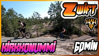 Zwift 10  Kirkkonummi Day 12 HCH Trip  Medium Speed Variable  Ride 53 eMTB 2023 [upl. by Jadd]