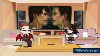 Tom Riddle sr and Merope Gaunt react to Tom Marvolo Riddle credits in description [upl. by Airdnassac]