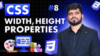 8 CSS height and width  CSS Tutorials [upl. by Jarv655]