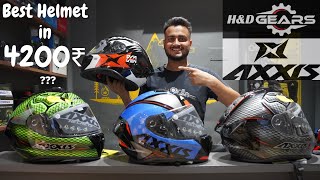 AXXIS Helmet  Draken  Review  Best Helmet In 4200₹   HampD Gears [upl. by Rosamond]