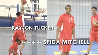 LOL  DONOVAN MITCHELL gets DUNK CAMd by Future Jazz Teammate Rayjon Tucker [upl. by Buna]