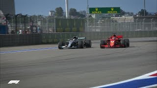 Vettel And Hamilton Duel in Russia  F1 Best Overtakes of 2018 [upl. by Olva]