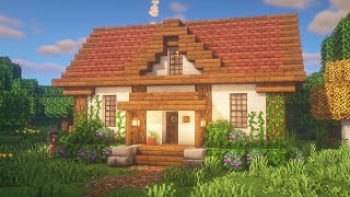 Forest Cottage Minecraft Tutorial [upl. by Irma]