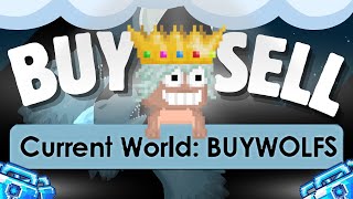 10 BGL CLEAN PROFIT BUYSELL BUYWOLFS  Growtopia [upl. by Ekram]