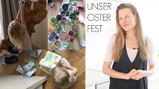 UNSER OSTERFEST  VEGANE EIER  BASTELN  BRUNCH [upl. by Capone]