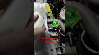 Swift Dzire coolant changemangal spark [upl. by Danas]