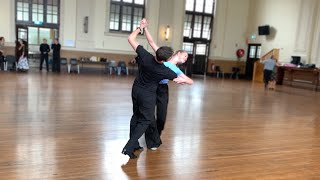 Quickstep  Dancesport Training ft Jonathan amp Talysa [upl. by Noillimaxam73]