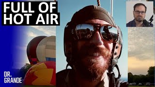 Balloonist Dangles Below Basket After Balloon Bounced Off Ground  Brian Boland Case Analysis [upl. by Sregor]