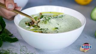 Cold Cucumber and Yogurt Soup Recipe [upl. by Aihset]