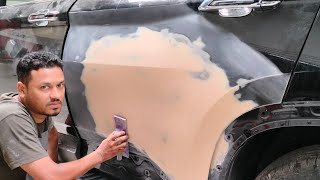 car painting porcess full Denting and painting porcess on YouTube channel sabcebers [upl. by Thirion]