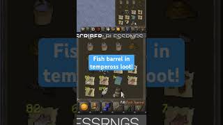 Fish barrel in tempeross loot osrs osrsshorts oldschoolrunescape [upl. by Yand]