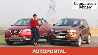 Ford Ecosport vs Nissan Kicks comparison  Autoportal [upl. by Stavros]