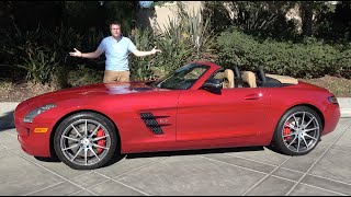 The MercedesBenz SLS AMG Roadster Is the Forgotten Mercedes Supercar [upl. by Cavanaugh476]