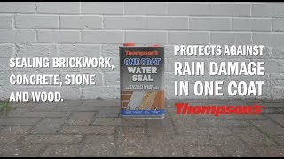 Thompsons One Coat Water Seal [upl. by Mak]